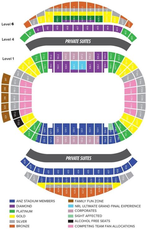 Accor Stadium Seating Map 2024 with Rows, Parking Map, Ticket Price