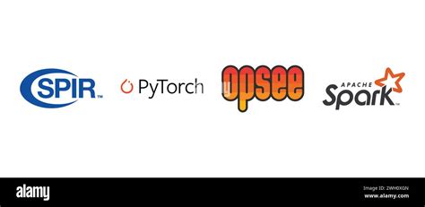 PyTorch, Apache Spark, SPIR, Opsee. Vector illustration, editorial logo Stock Vector Image & Art ...