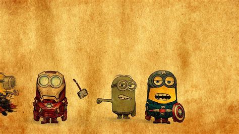 Minions Avengers HD Wallpaper #34 - Zonters.Com | Minions wallpaper, Avengers wallpaper, Minion ...