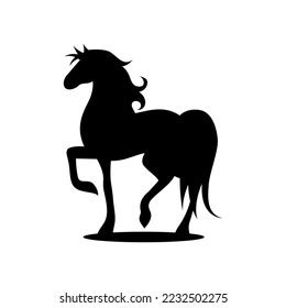 Silhouette Horse Logo Design Vector Stock Vector (Royalty Free) 2232502275 | Shutterstock