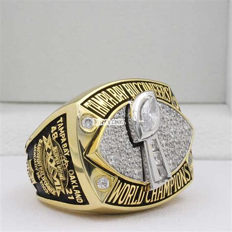 2002 Super Bowl XXXVII Tampa Bay Buccaneers Championship Ring – Best Championship Rings ...