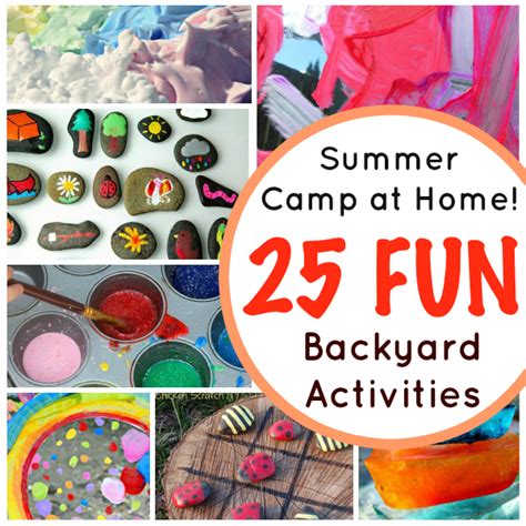 Summer Camp at Home! 25 Fun Backyard Kids Activities - Where ...