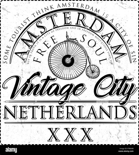 Typographic Amsterdam City Poster Design Stock Vector Image & Art - Alamy