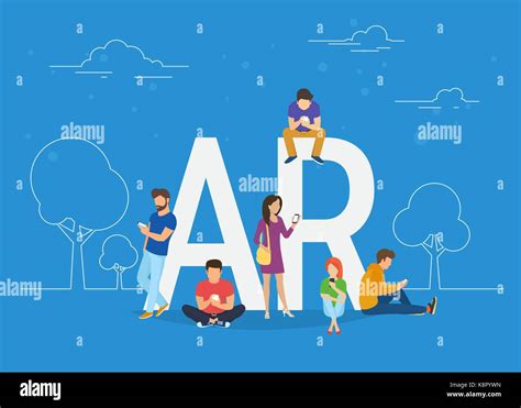Augmented reality concept illustration Stock Vector Image & Art - Alamy
