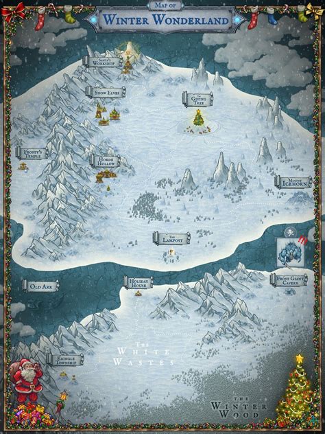 Map of Winter Wonderland | Inkarnate - Create Fantasy Maps Online