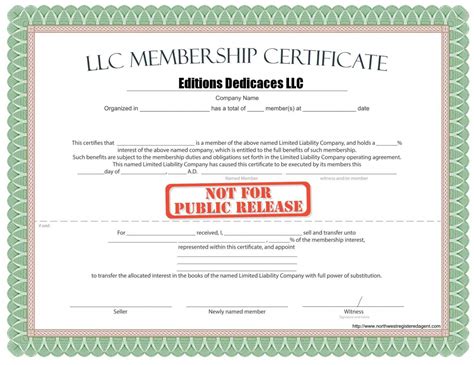 New Member Certificate Template