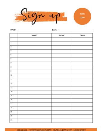 Potluck-sign-up-sheet-template Free Printable Templates | atelier-yuwa.ciao.jp