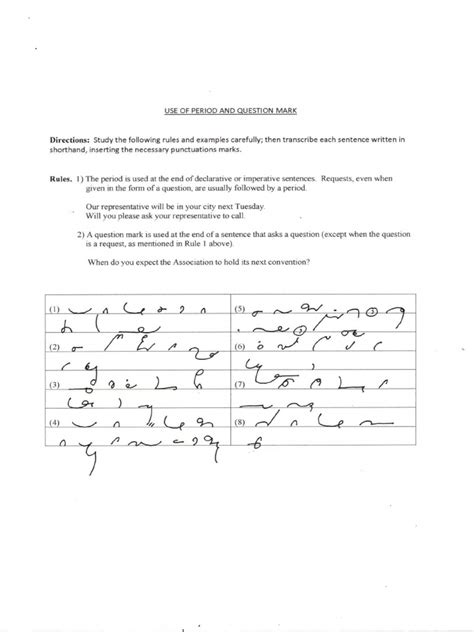 Use of Period & Question Mark | PDF