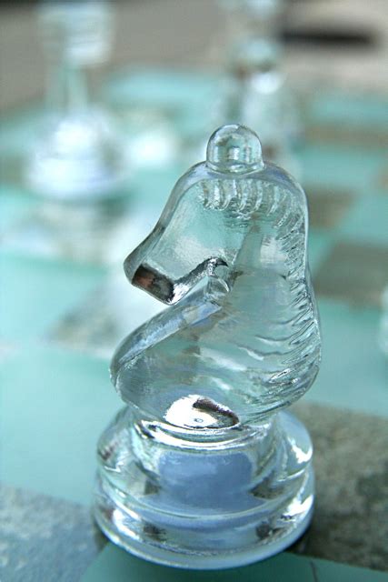Knight Glass Chess Pieces 8-26-09 -- IMG_0120 | Glass chess … | Flickr