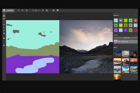 Nvidia's New AI App Turns Your Sketches Into Mesmerizing Landscape ...