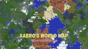 Xaero's World Map Mod 1.10.2/1.9.4/1.8.9 Download