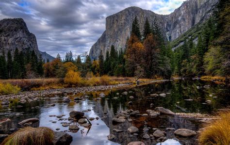 nature, Landscape, Mountain, River, Pine Trees Wallpapers HD / Desktop ...