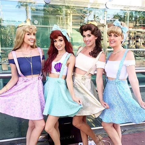 37 Creative Disney Princess Group Costumes | Disney princess costumes, Diy princess costume ...