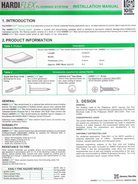 HardiFlex Flooring System Durable Fiber Cement Board Philippines