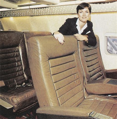 Photograph of the first class cabin of a Boeing 727 flown by Pan Am ...