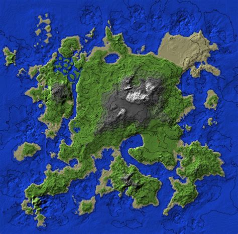 Custom Island Map Minecraft Map