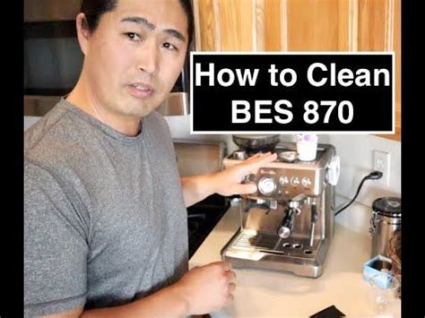 Step by Step "Clean Me" - Breville Barista Express BES 870 | Breville barista express, Breville ...