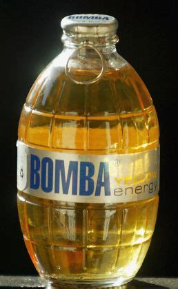 Bomba Yellow Energy Soft Drink Hand Editorial Stock Photo - Stock Image ...
