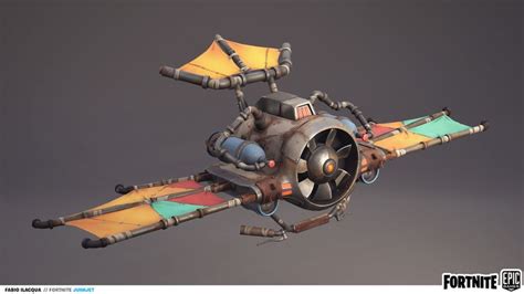 Fortnite - Gliders, Fabio Ilacqua | Gliders, Game concept art, Airship art