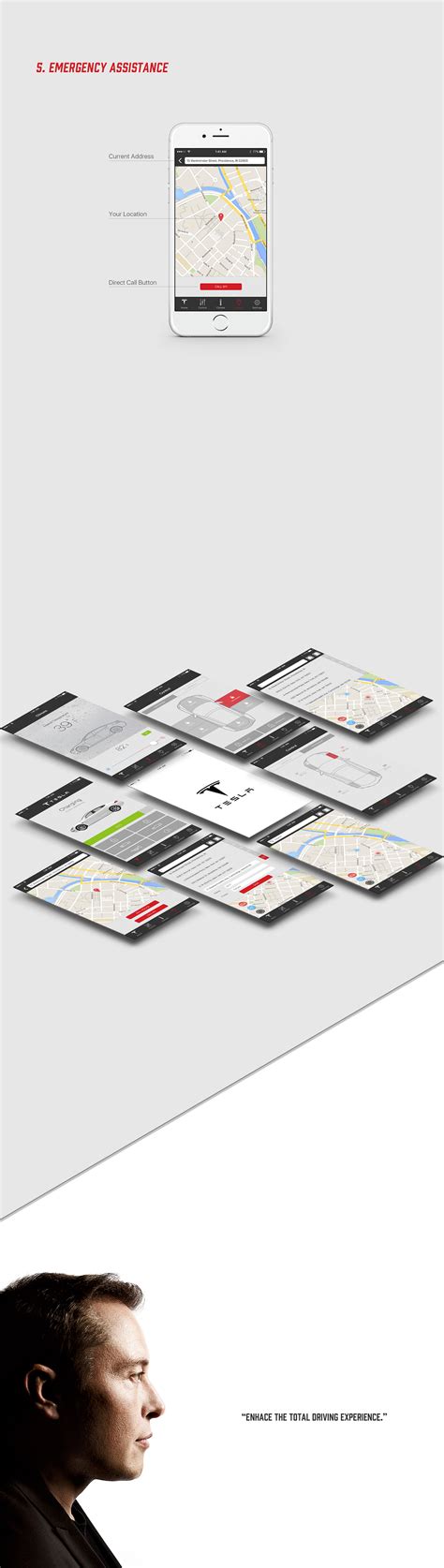 Tesla Application on Behance