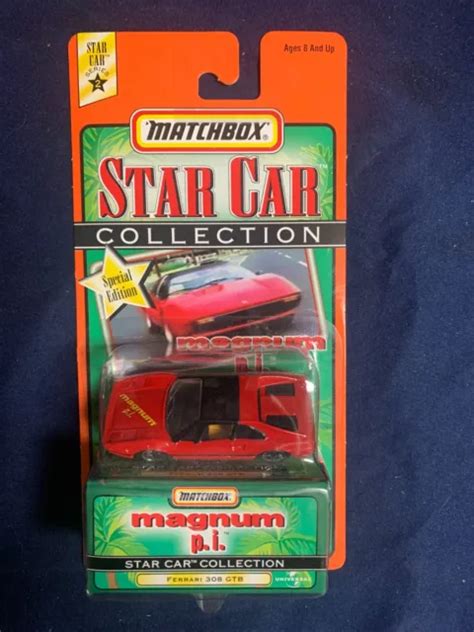 MATCHBOX STAR CAR Collection Series 2 MAGNUM P.I. Ferrari 308 GTB NIB $19.95 - PicClick
