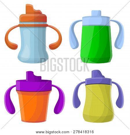 Sippy Cup Icons Set. Vector & Photo (Free Trial) | Bigstock