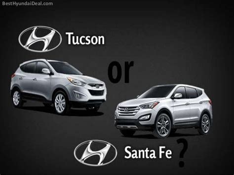 Hyundai Santa Fe vs Hyundai Tucson