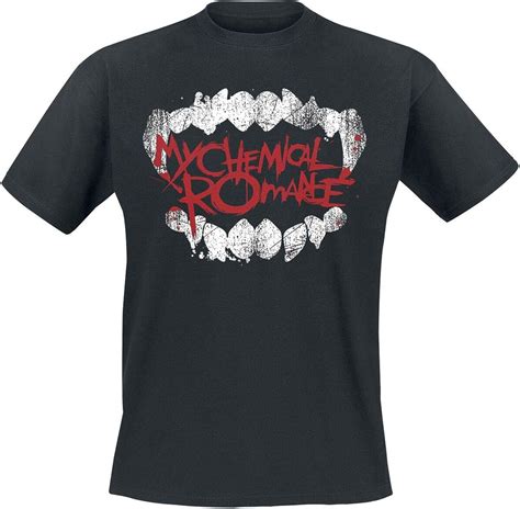 My Chemical Romance Fangs Männer T-Shirt schwarz Band-Merch, Bands: Amazon.de: Bekleidung