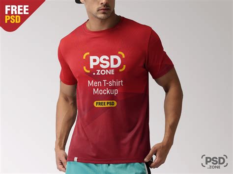 Free T-Shirt Mockup PSD Template – Download PSD