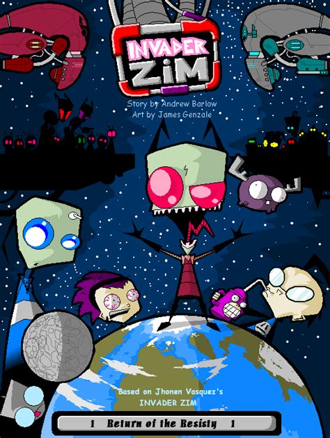 Invader ZIM Comic Cover by A002 on DeviantArt