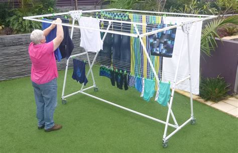 Fulcrum Mobile Clothesline - Actual Use Of Fulcrum Mobile Clothesline | Tendedero de ropa ...