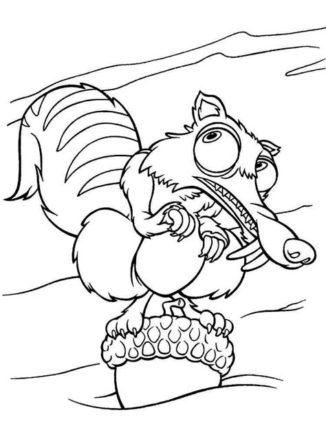 Ice Age coloring pages. Download and print Ice Age coloring pages