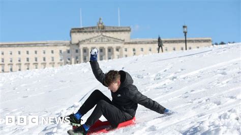 In pictures: Northern Ireland's snow day