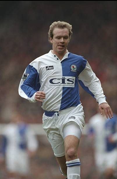 Henning Berg of Blackburn in action during the FA Carling Premiership ...