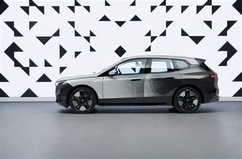 This BMW iX has a color-changing exterior - CNET