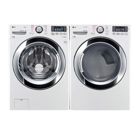 LG Washer & Dryer Set w/CHROME TRIM