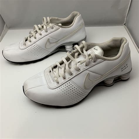 Nike Shox Deliver Running Shoes White Leather (615981… - Gem