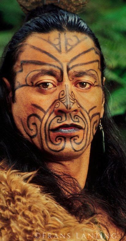 New Zealand Maori Face Tattoos