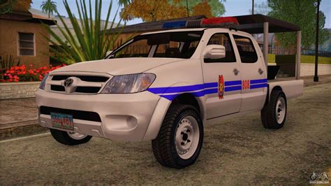 Toyota HiLux Philippine Police Car 2010 for GTA San Andreas