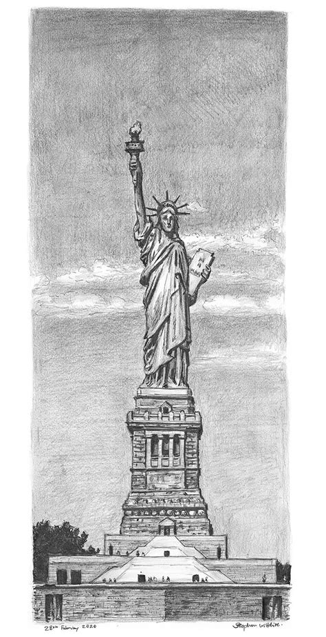 Original Drawing of Statue of Liberty, New York