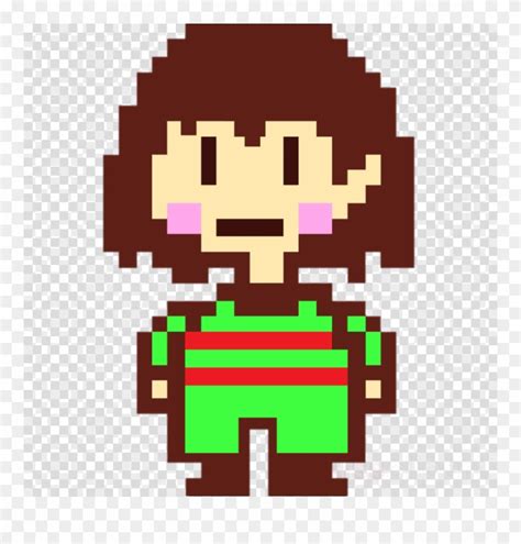 Frisk In Pixel Clipart Undertale Pixel Art Sprite - Chara Undertale Sprite - Png Download ...