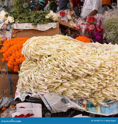 Ghazipur Phool Mandi Flower Market Situation in the Morning, the Flower ...