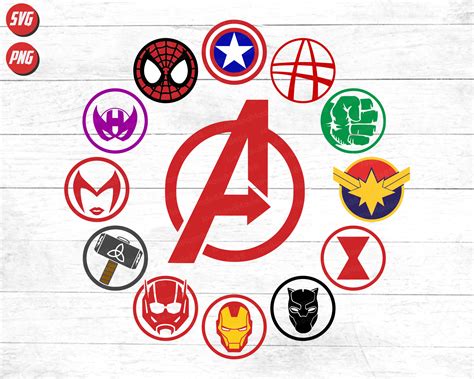 1000 Avengers Svg Bundle Marvel Svg Endgame Svg Sunflowersvgbundle ...