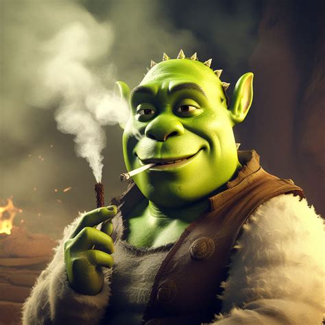 Shrek smoking weed by Kurt Mothes - Playground