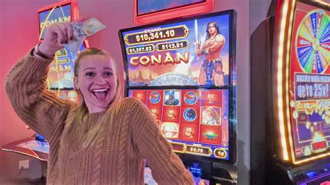 Pompsie & Greta Play A Conan Slot Machine... How Much Did We WIN ...