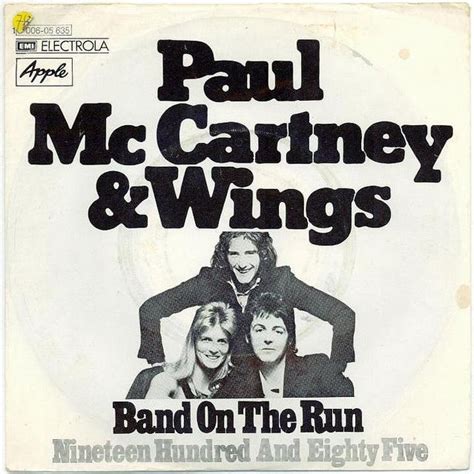 Paul McCartney & Wings - Band on the Run | Paul mccartney, Band on the run, Paul mccartney and wings