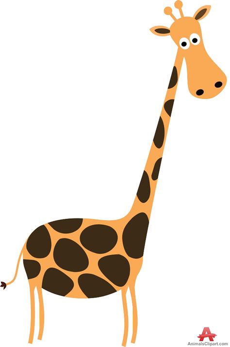 Giraffe with long neck clipart free design download - WikiClipArt