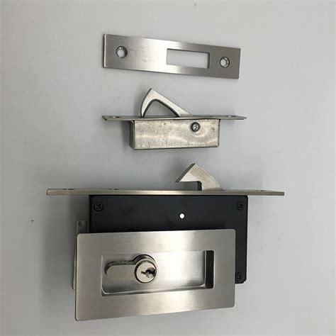 Sliding Door Lock with Hook Factory Concealed Recessed Square Sliding ...