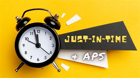 How does Advanced Planning & Scheduling Software (APS) fit in a Just-in-Time (JIT) World? - ATS ...