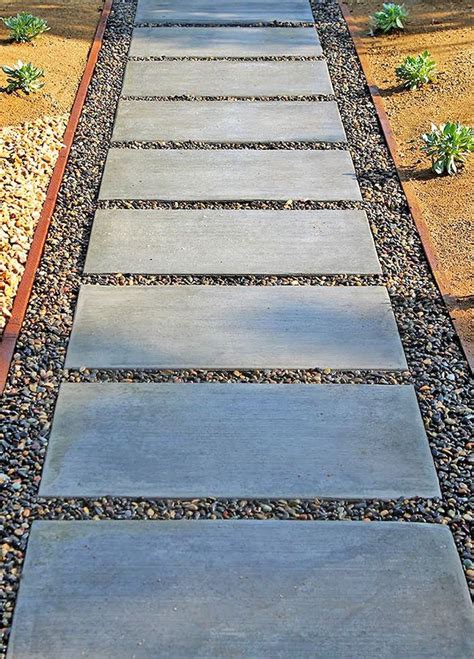 6 Thrifty How to Design a Walkway for Your Garden | Concrete pavers walkway, Garden pavers ...